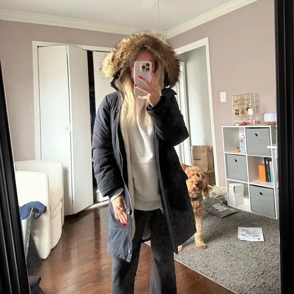 Abercrombie & Fitch women’s parka winter coat - Picture 2 of 9